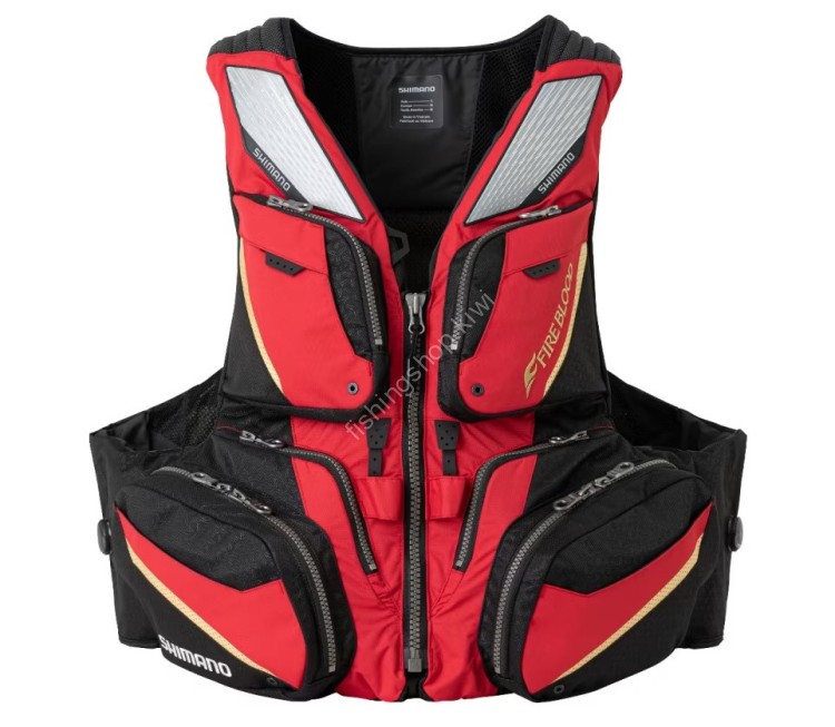 SHIMANO VF-110V Limited Pro Floating Vest (Blood Red) L