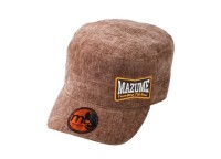 MAZUME Velour Work Cap #Brown