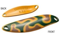 SHIMANO TR-A15R Cardiff Slim Swimmer Camo Edition 1.5g #24T Mustard Green Camo