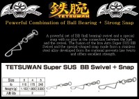NATURE BOYS FishingFighters Tetsuwan Super SUS BB Swivel + Snap #5