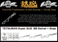 NATURE BOYS FishingFighters Tetsuwan Super SUS BB Swivel + Snap #5