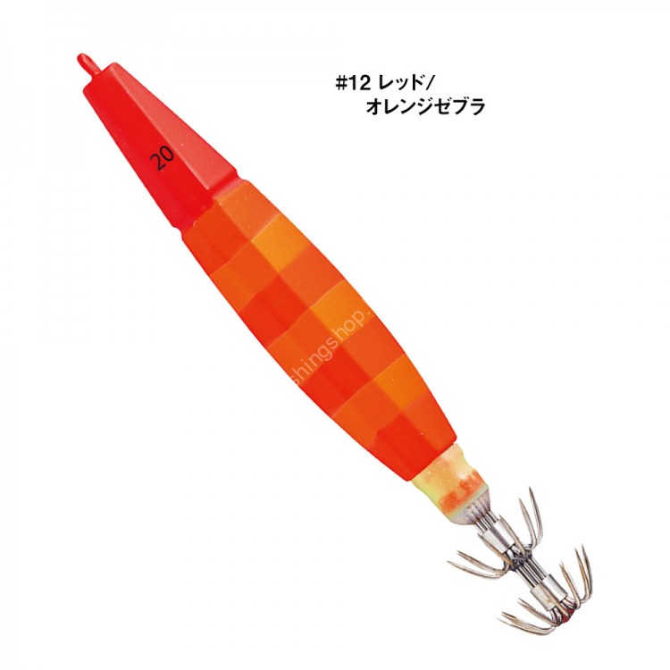 GAMAKATSU Speed Metal Sutte SF (Slide Fall) No.25 # 12 Red / Orange Zebra