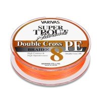 VARIVAS Super Trout Advance Double Cross PE x8 [Fluorescent Orange-Based Marking Line] 100m #0.8 (8lb)