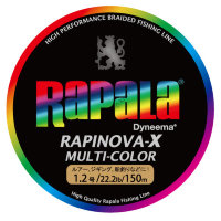 RAPALA Rapinova-X Multi-Color [10m x 5color] 150m #1.2 (22.2lb)