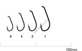GAMAKATSU Ocutobasu Ring Eye [Brown] #4 (11pcs)