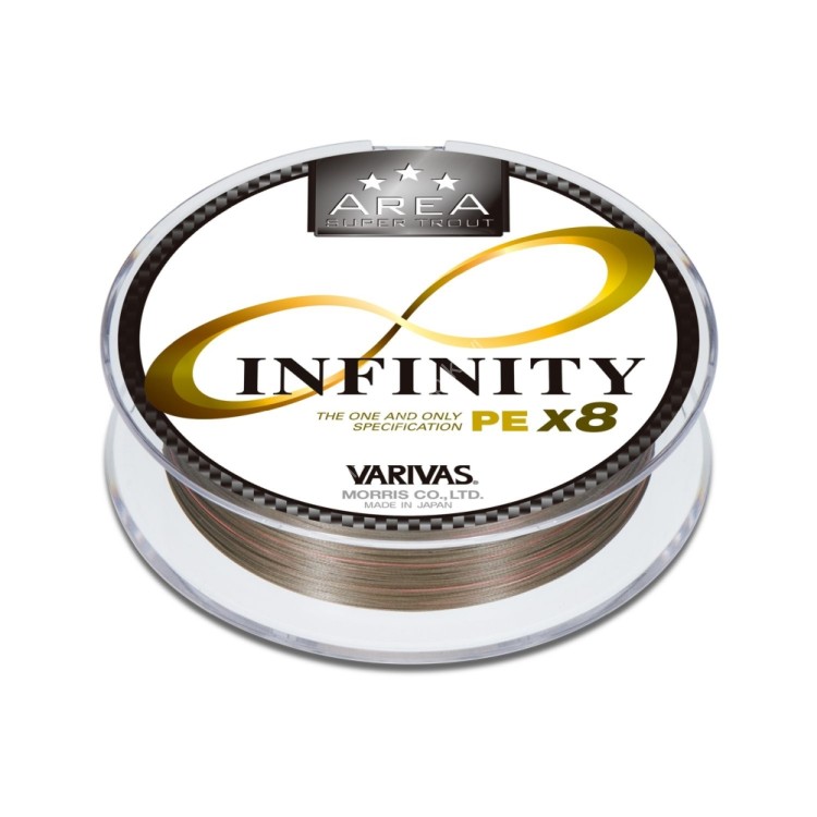 VARIVAS Super Trout Area Infinity PE x8 [Champagne Gold-Based Marking Line] 75m #0.3 (7.5lb)