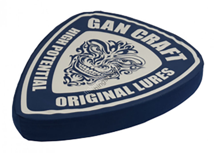 GAN CRAFT Shield Logo Cushion #02 Navy