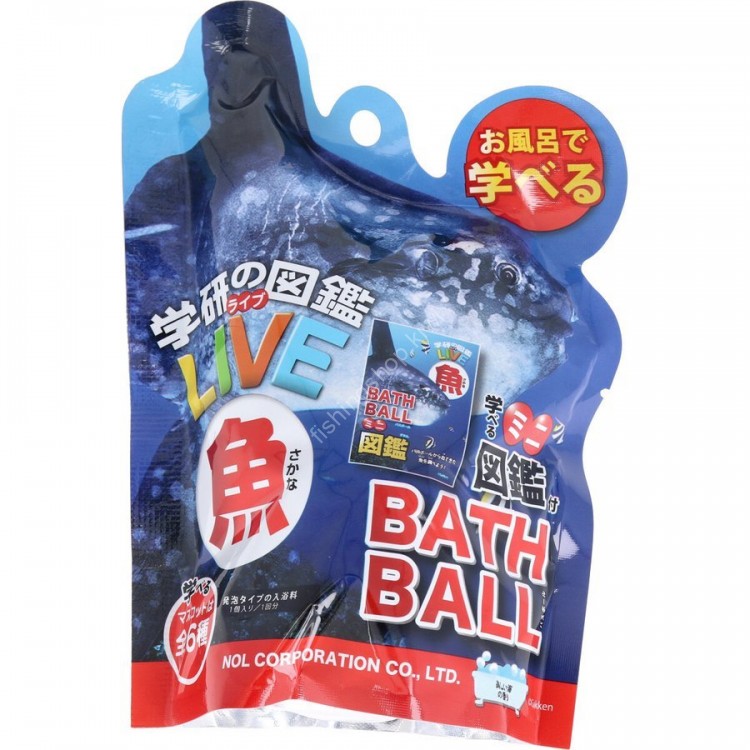 NOL CORPORATION GKN-7-01 "Gakken illustrated Book LIVE" Bath Ball