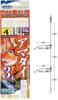 OWNER Amadai Rig 3 Hooks, 3m, Size 6-5