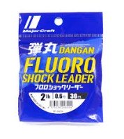 MAJOR CRAFT Dangan Fluoro Shock Leader [Natural] 30m #0.6 (2lb)