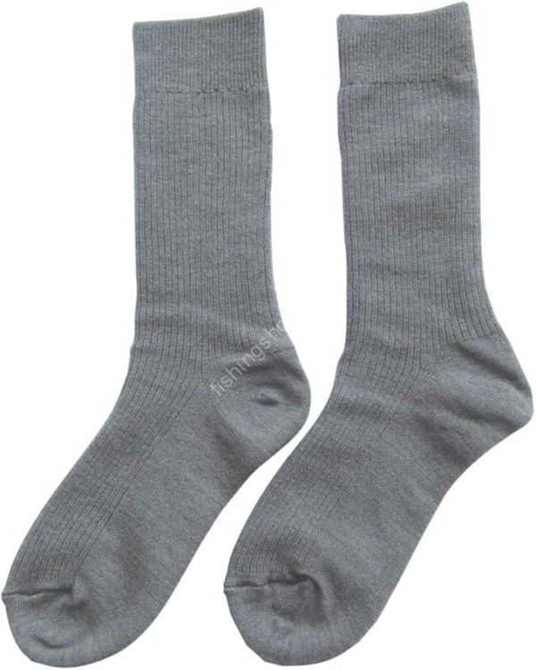OTHER BRANDS KENSEN HIDAMARI P-82 Women's Double Socks [Gray]