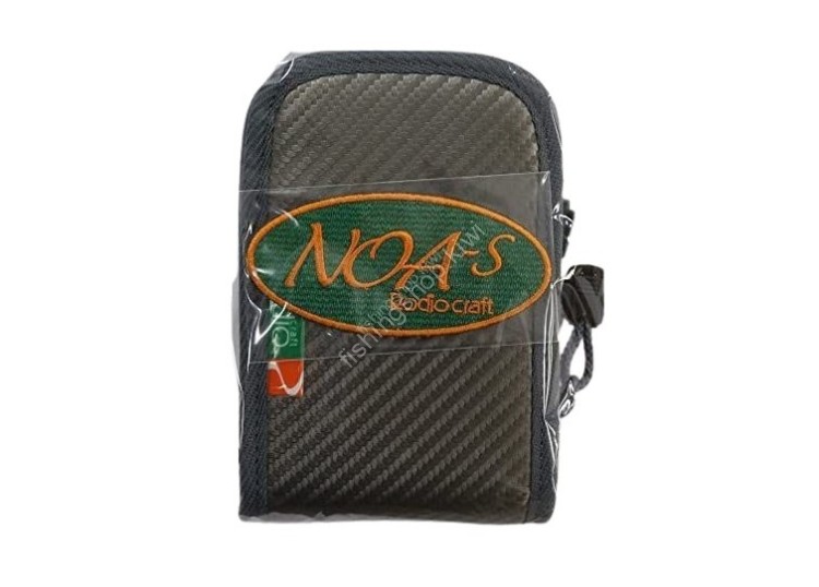 RODIO CRAFT NOA-S Carbon Wallet Vertical Large #Titanium/Silver