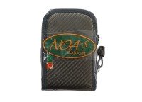 RODIO CRAFT NOA-S Carbon Wallet Vertical Large #Titanium/Silver