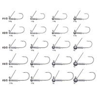 VARIVAS Jig Head Hook Kyokuten 2.5g #2/0 (3pcs)