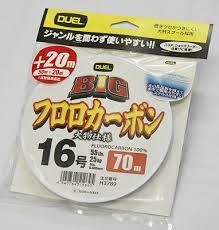 DUEL BIG Fluorocarbon [Clear] 70m #16 (55lb)