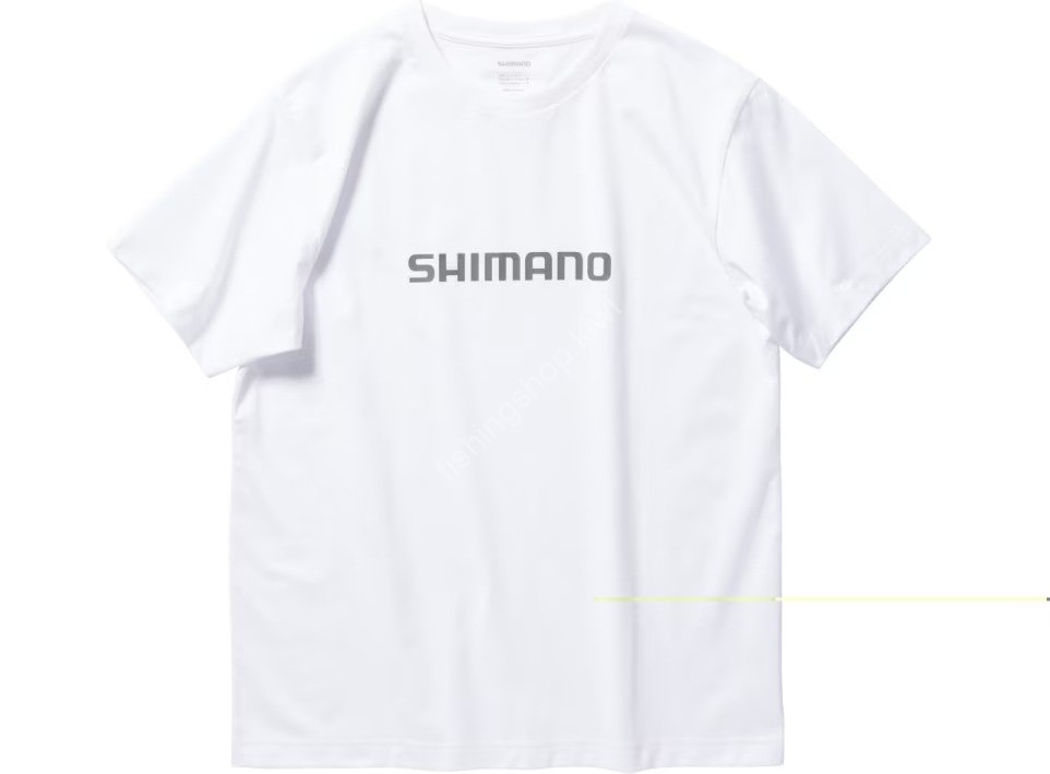 SHIMANO SH-021W Dry Logo T-shirt Short Sleeve (White) XS Wear buy at