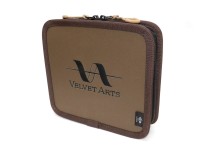 VELVET ARTS Spoon Wallet Large Slim #Coyote x Black