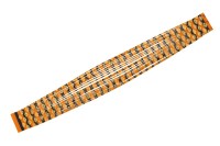 JACKALL BinBindama Custom Skirt #F-0359 Keimura Orange Zebra Gold Lame
