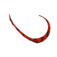 JACKALL BinBin Switch T + Nektie Micro Curly Slim (4pcs) #F-0187 Shimashima Red