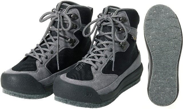 DAIWA WS-2502C Wading Shoes [Felt Spikes] (Gray) 25.0