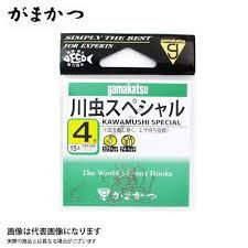GAMAKATSU Kawamushi Special Rose [Brown] #4 (15pcs)