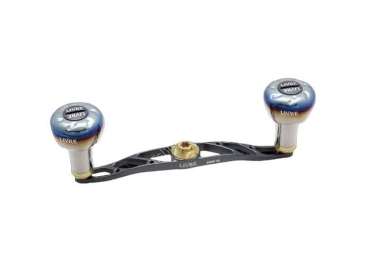 LIVRE FullComp Crank for Daiwa 120 Right #Gunmetal/Gold