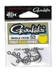 GAMAKATSU Single Hook 53 [NS Black] #1/0 (7pcs)