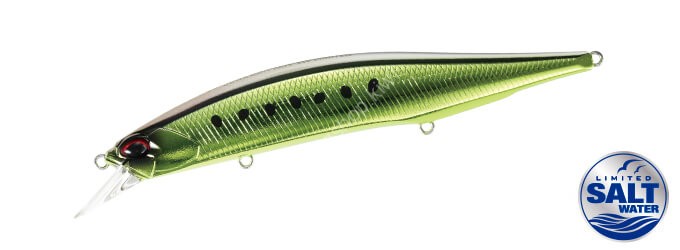 DUO Realis Jerkbait 130S 24.5 SW #MCC3520 UV Full Metal Chart Iwashi