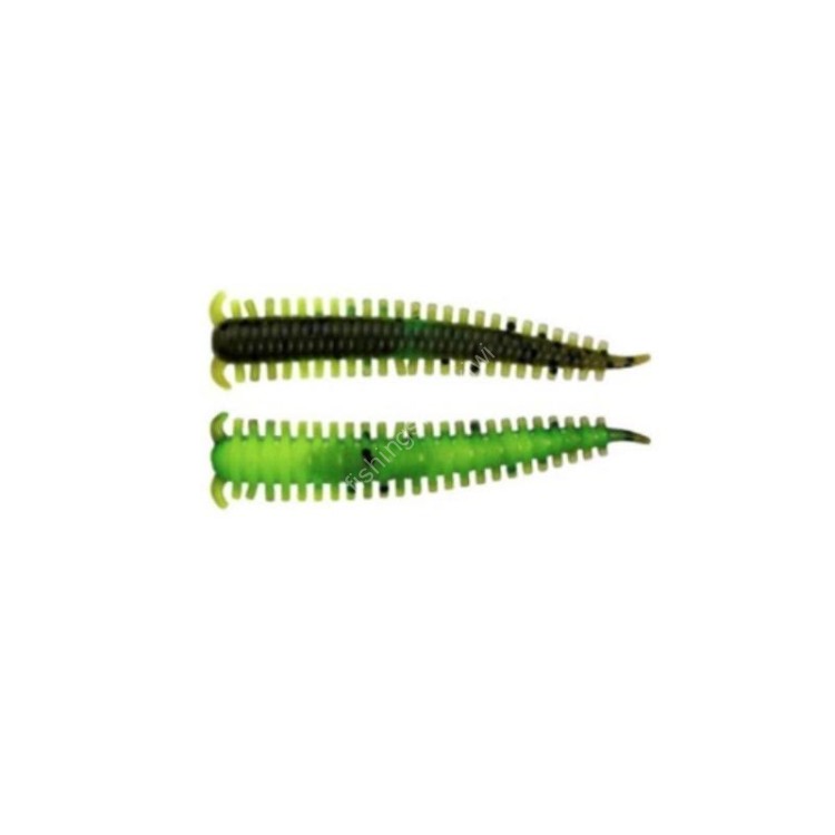 BERKLEY Gulp! Saltwater Sandworm 2'' #Green Pumpkin Chart (16pcs)