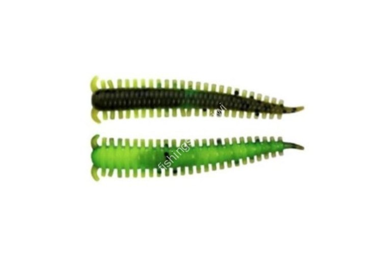 BERKLEY Gulp! Saltwater Sandworm 2 #Green Pumpkin Chart (16pcs)