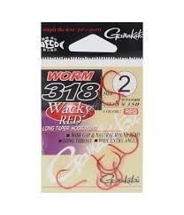 GAMAKATSU Worm 318 [Red] #2 (8pcs)
