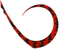 JACKALL BinBin Switch T+ Necktie MasterCurly #F-0187 ShimaShima Red