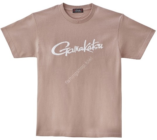 GAMAKATSU GM3711 T-Shirt Cursive Logo (Pink) LL
