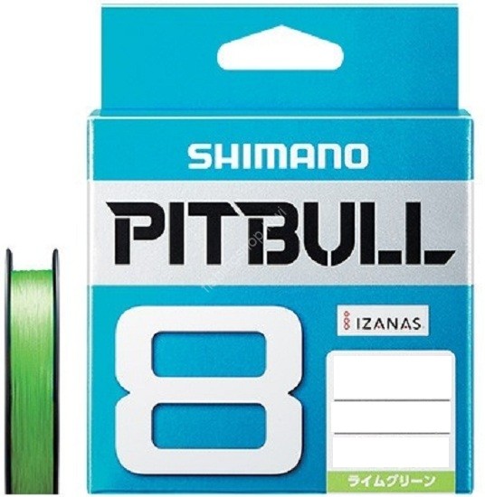 SHIMANO PL-M58R Pitbull 8 [Lime Green] 150m #2.0 (42.8lb)