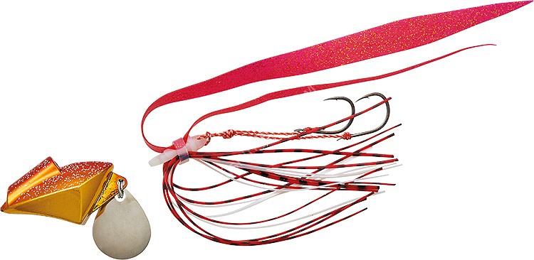 DAIWA Samurai Shore Rubber Free 30g #Mekki Red Gold