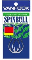 VANFOOK Spinbull Flex Twin Assist FT-1.5 [Silver] #4/0 (2pcs)