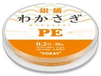 TORAY GinRin Wakasagi PE [Orange] 30m #0.2 (2.1kg)
