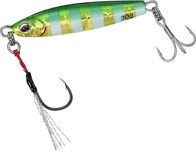 DAIWA Samurai Jig R SB 30g #Green Kin Zebra