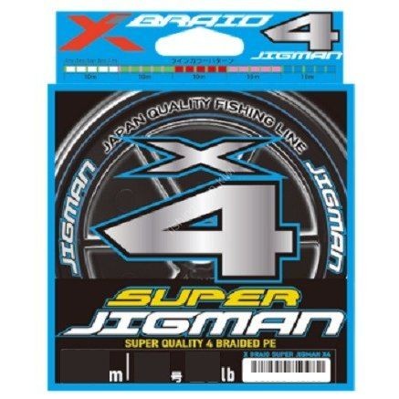 YGK XBraid Super Jigman X4 [10m x 5color] 300m #3 (40lb)