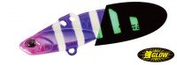 DUO Metal Garage Plate-Vib Tachiuo Limited 26g #PPA0436 Murasaki Pink Zebra Glow