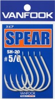 VANFOOK Spear Hook SH-20 [Silver] #6/0 (3pcs)