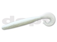 DEPS DeathAdder Curly 5'' #31 White Clear/Silver Flake