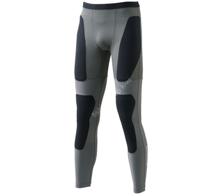 SHIMANO IN-004V Sun Protection Hybrid Pad Tights Heavy (Charcoal) XL