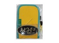 RODIO CRAFT NOA-S Carbon Wallet Vertical Large #Yellow/Green