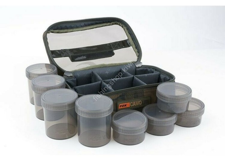 FOX CamoLite Black 8 Pot Case