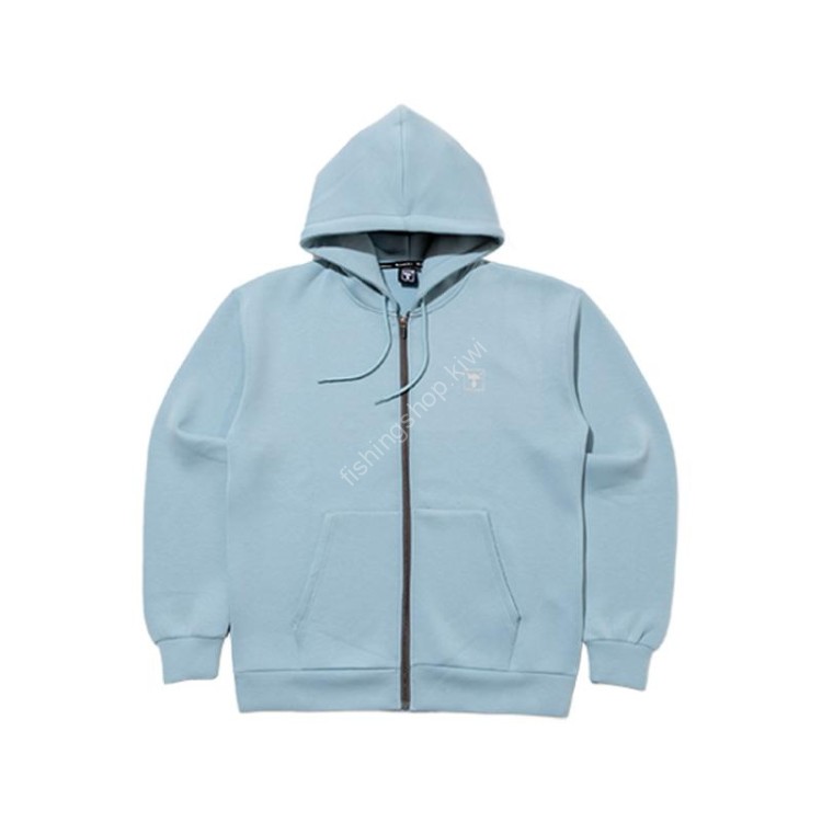 JACKALL Jersey Zip Up Logo Hoodie [Saxophone Blue] M