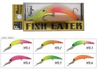 MUKAI Fish Eater #HE3 Green Chart Pink