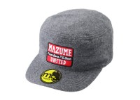 MAZUME Fleece Work Cap With Box Logo #Gray