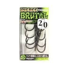 RYUGI Pierce Treble Brutal HPB074 [TC Black] #2/0 (4pcs)