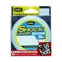 DUEL TB Carbon Shock Leader [Natural Clear] 30m #4 (16lb)